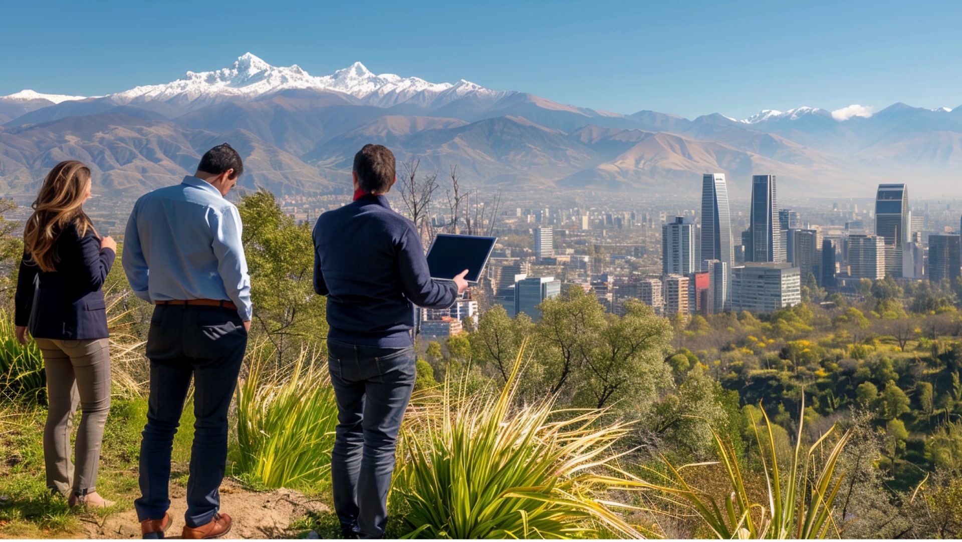 grupo empresarial trabajando juntos para el futuro