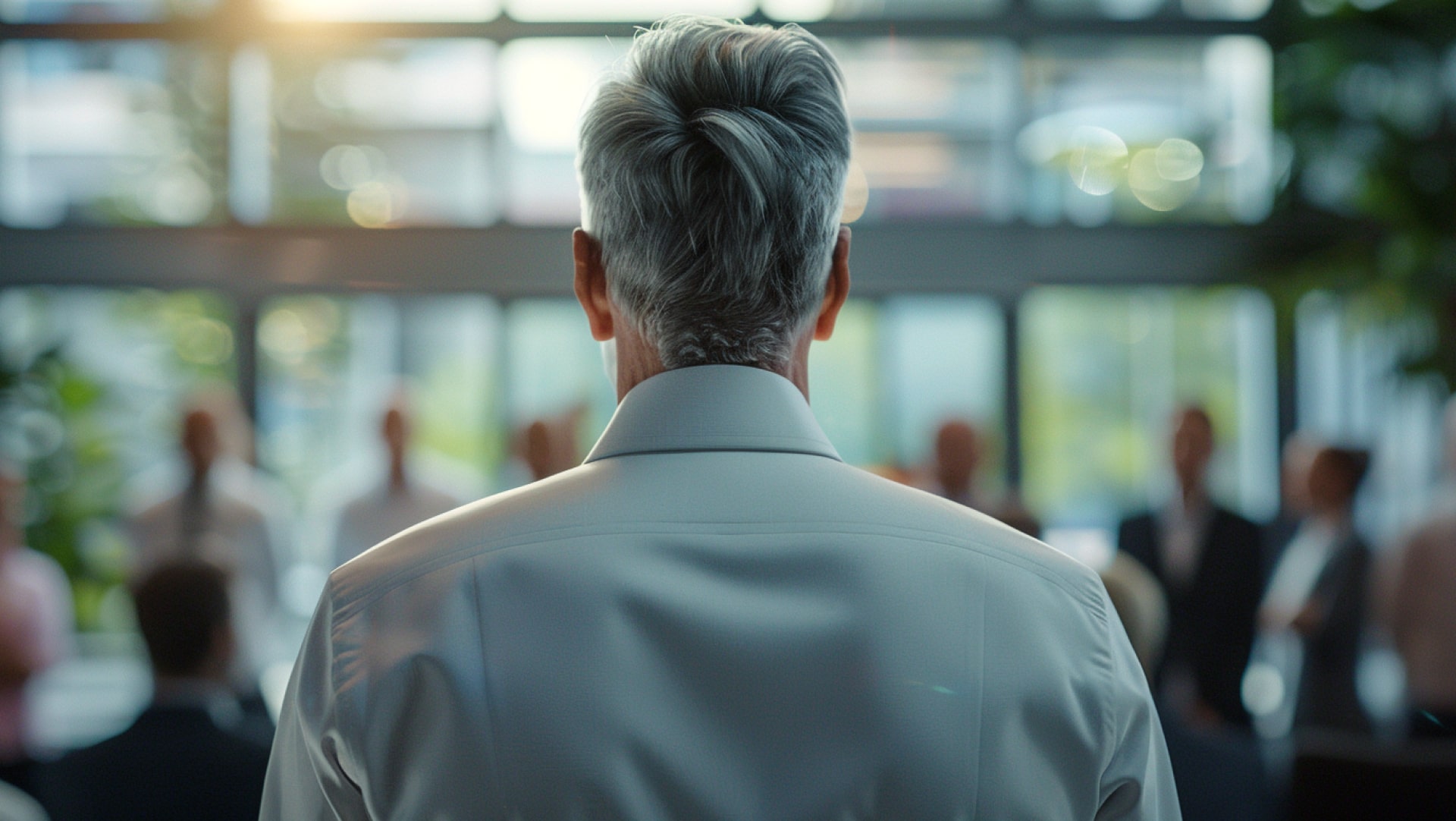 grupo empresarial exponiendo la excelencia y confianza de su gestión