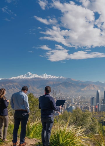 grupo empresarial trabajando juntos para el futuro